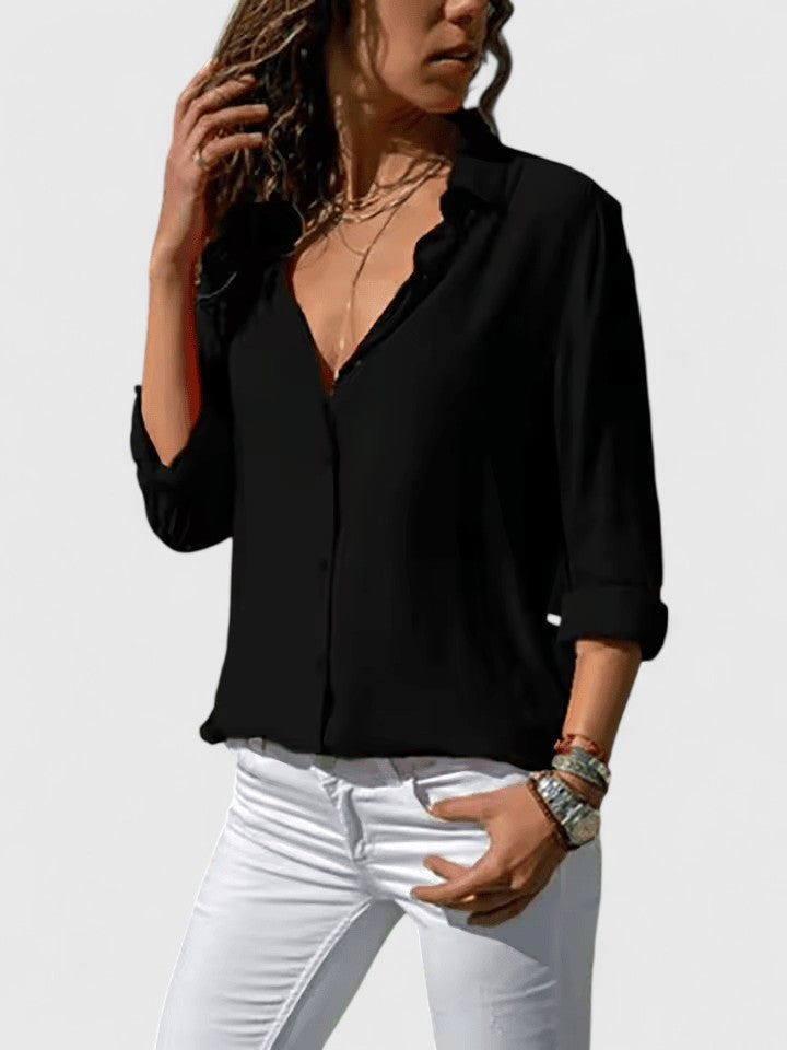 Women's Blouse V-neck