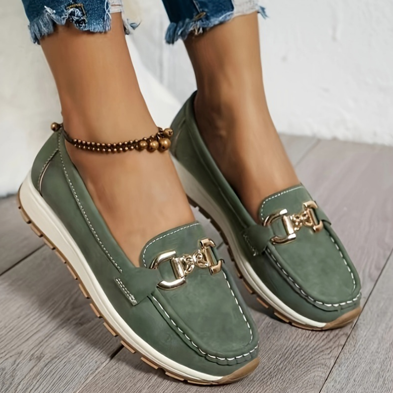 Mocassins en cuir pour femme