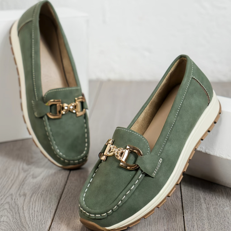 Mocassins en cuir pour femme