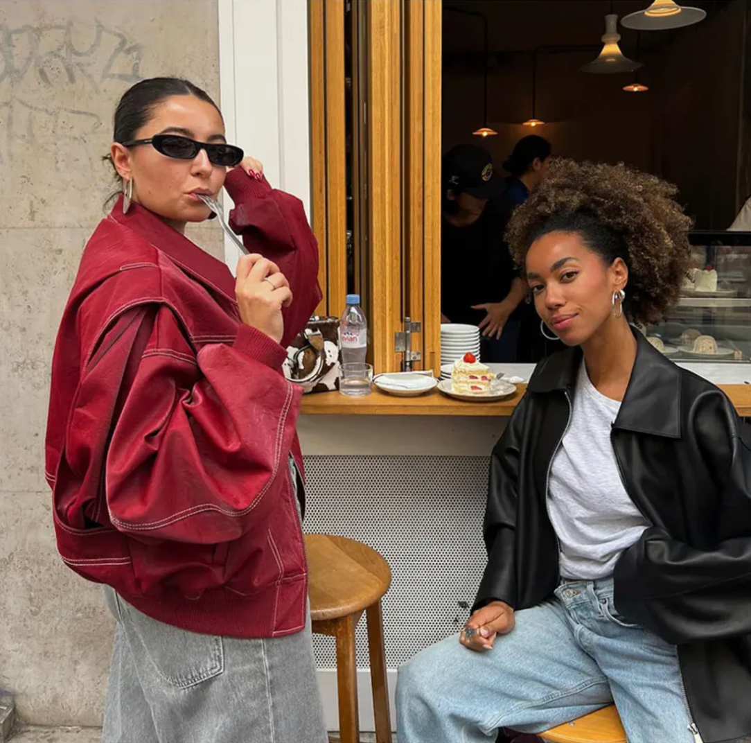 Women's Oversized Bomber Jacket