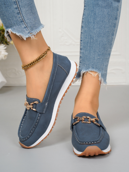 Mocassins en cuir pour femme