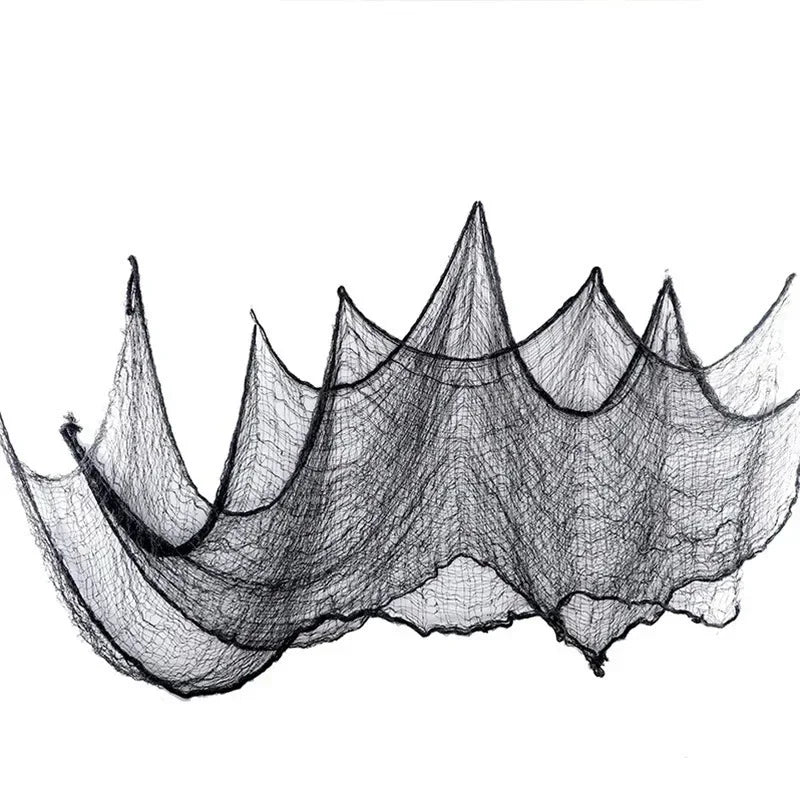 Spooky Gauze Spiderweb Decoration Halloween Haunted House