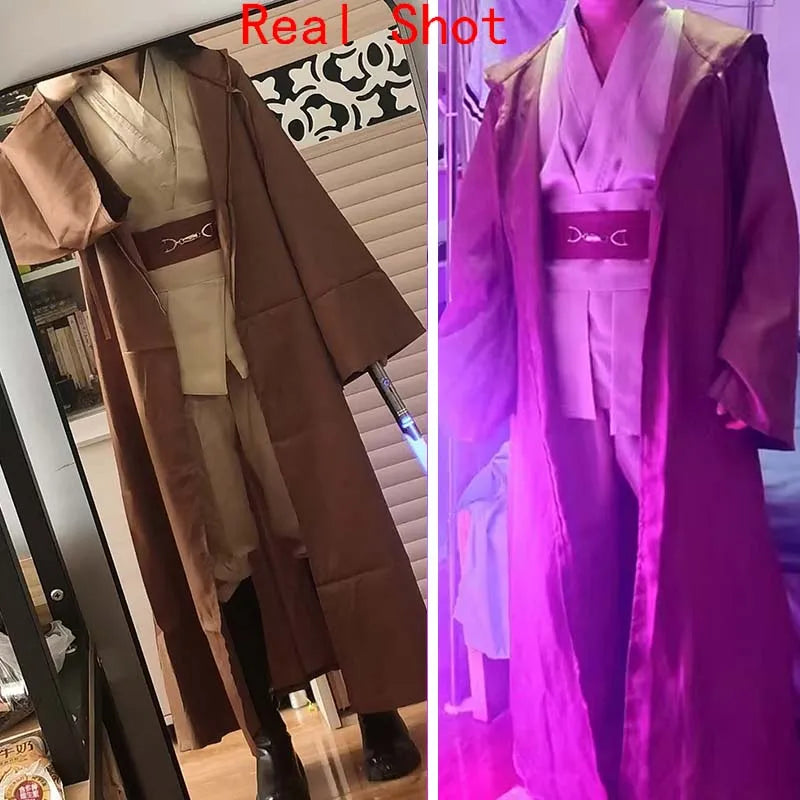 Knight Monk Hooded Robe Costume Men's Halloween Cosplay