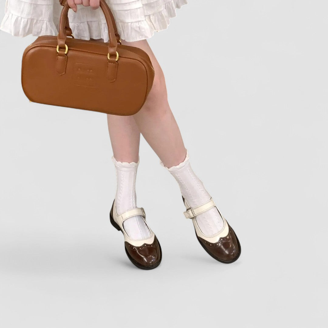 Chaussures Mary Jane pour femmes en cuir