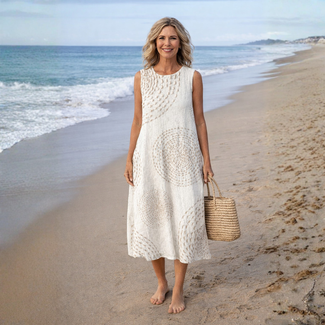 Women's Midi Dress side pockets