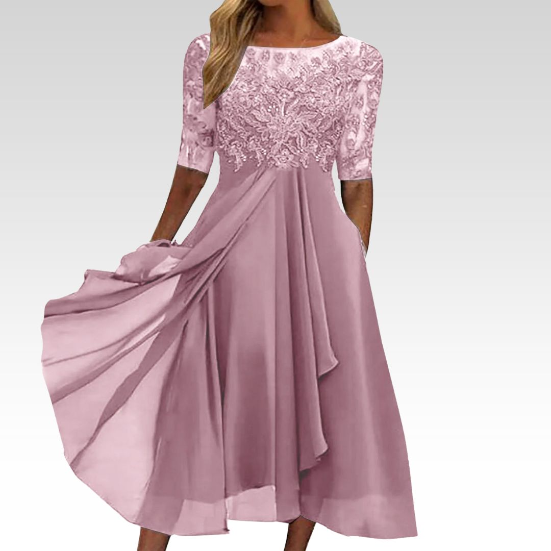 Women's Midi Dress A-line cut