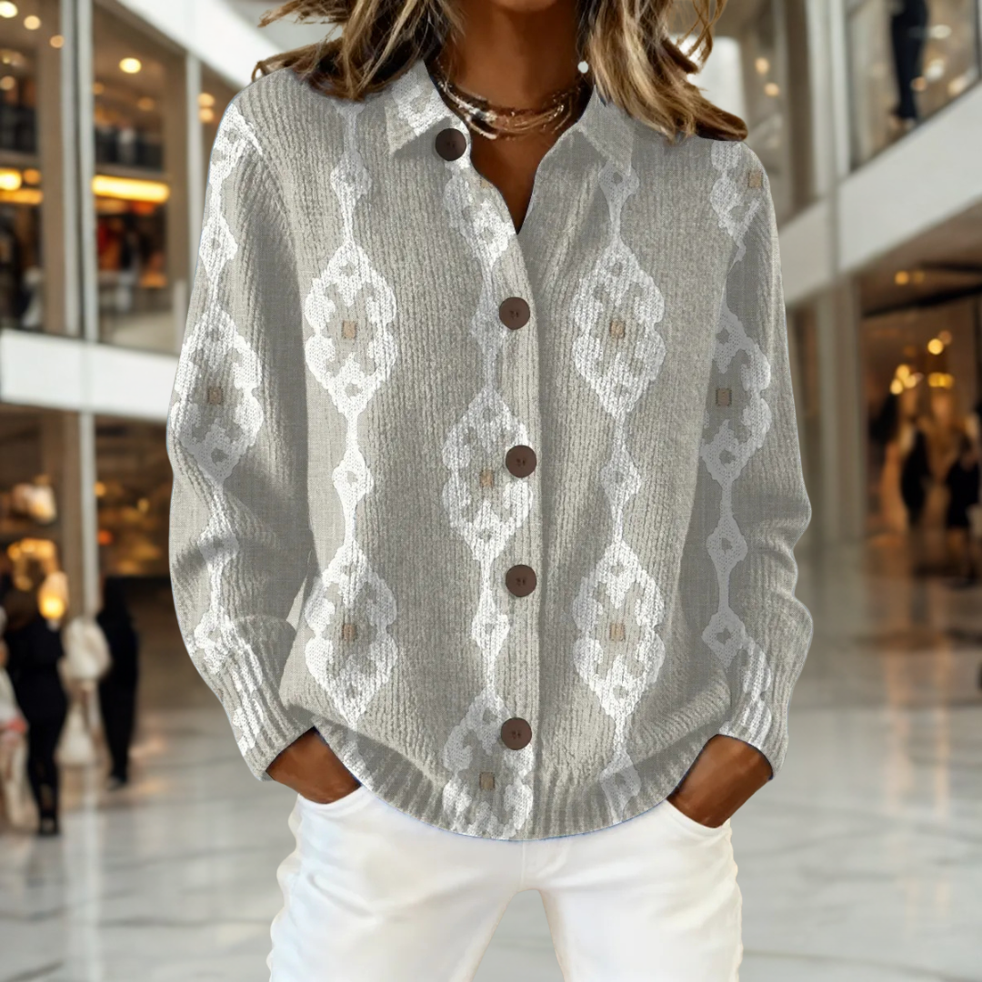 Cardigan da donna in denim