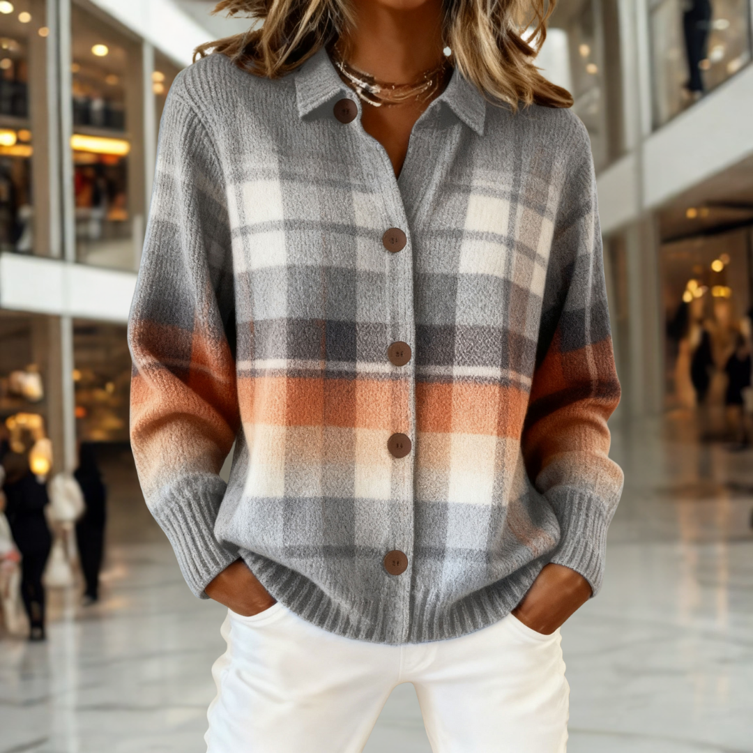 Cardigan da donna in denim