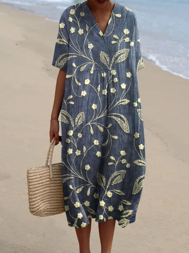 Robe femme à imprimé floral