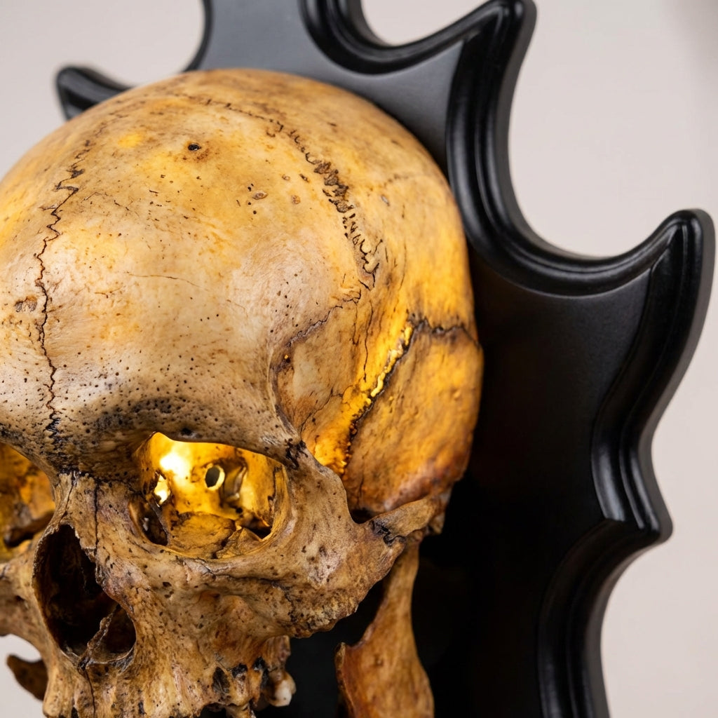 LED Skull Wall Lamp with Melody Halloween Decor