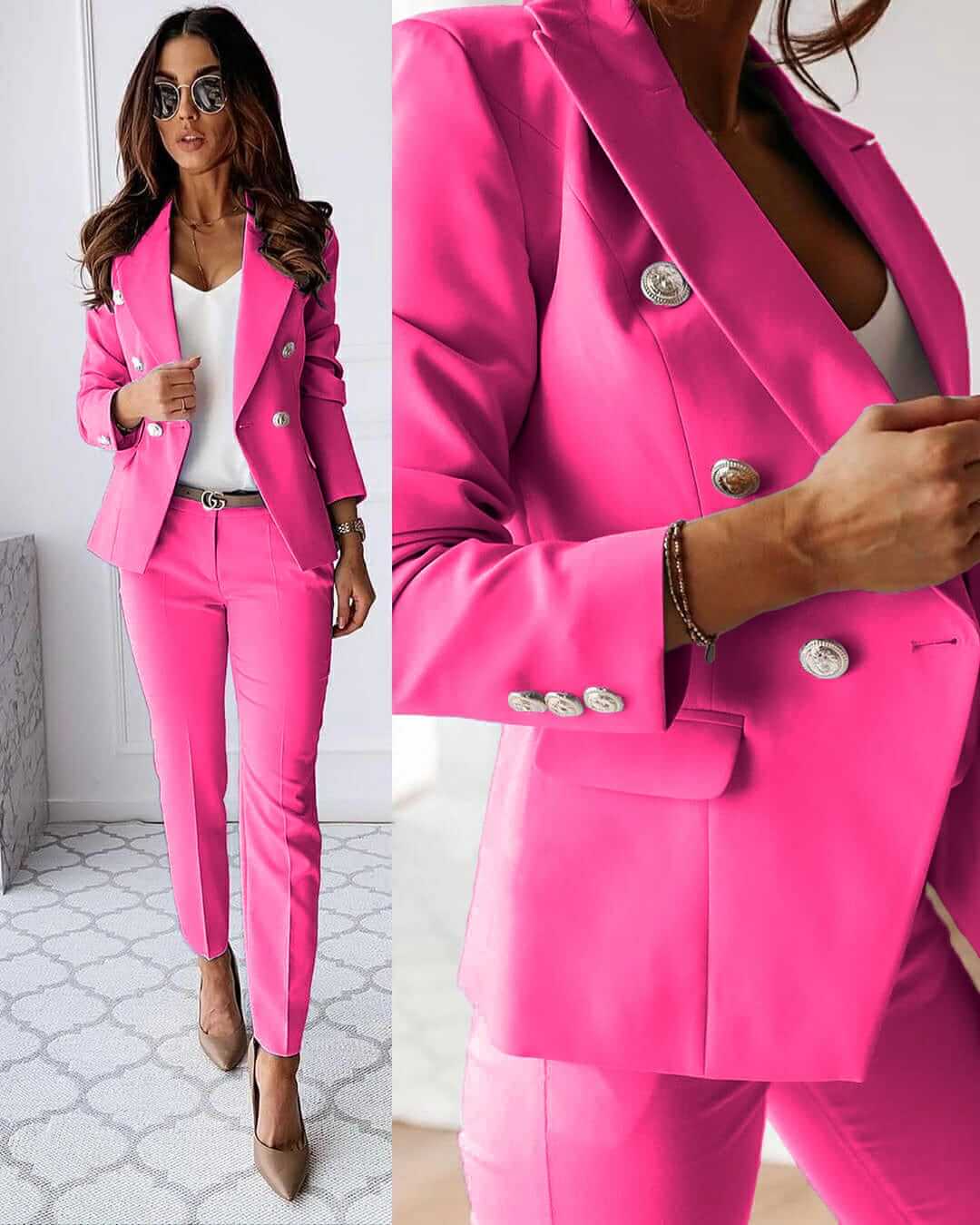 Women's Blazer Set Tailored Fit Coordinated Pieces