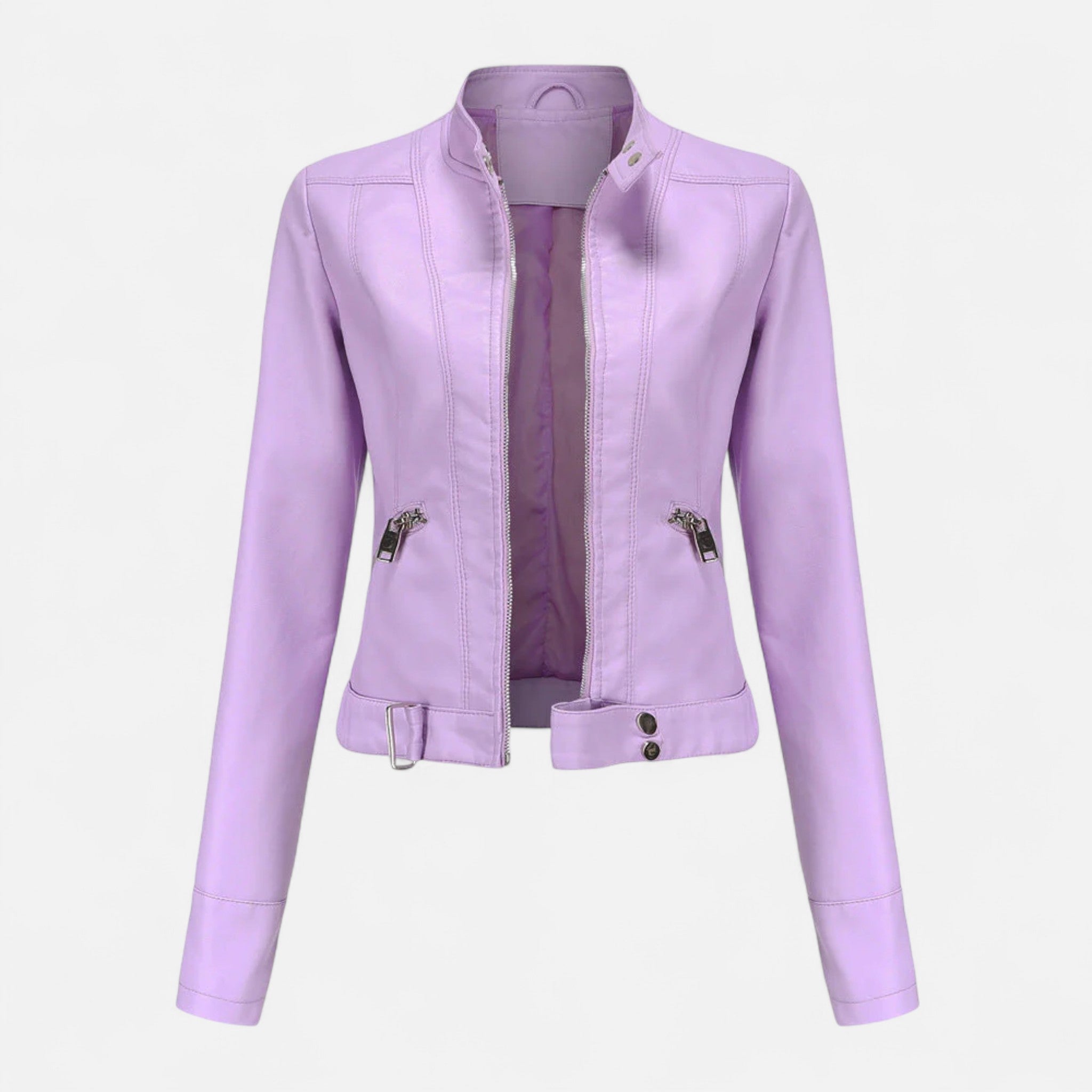 Women's Faux Leather Jacket Classic Cut Premium Finish