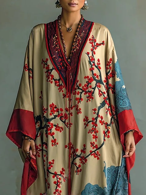 Robe longue femme avec poches latérales