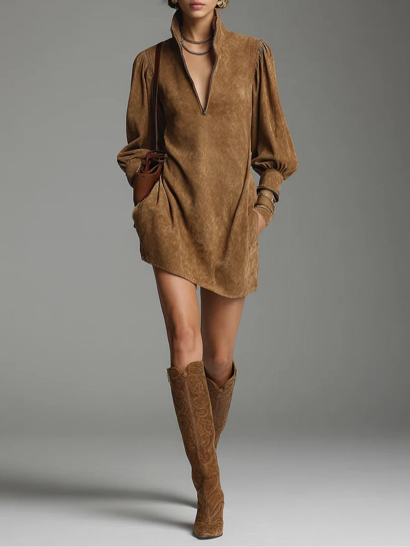 Women's Dress Suede