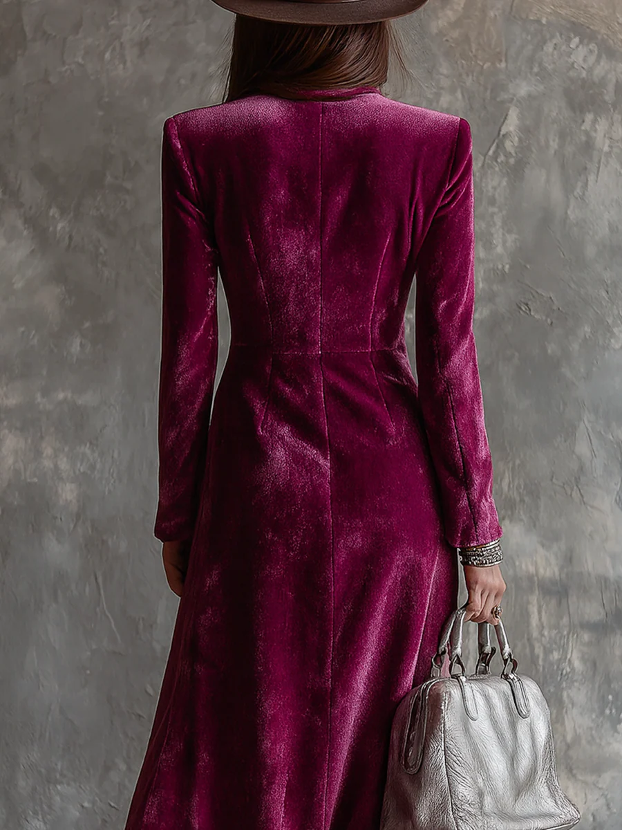 Ensemble blazer femme en velours