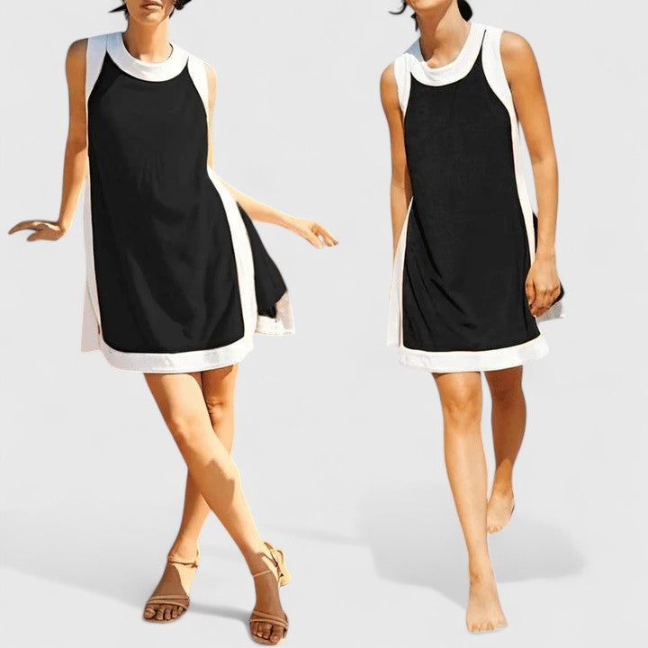 Robe femme avec poches latérales