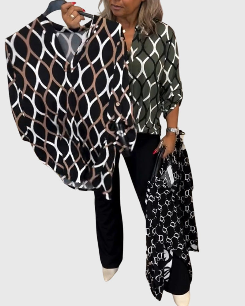 Women's Blouse V-neck