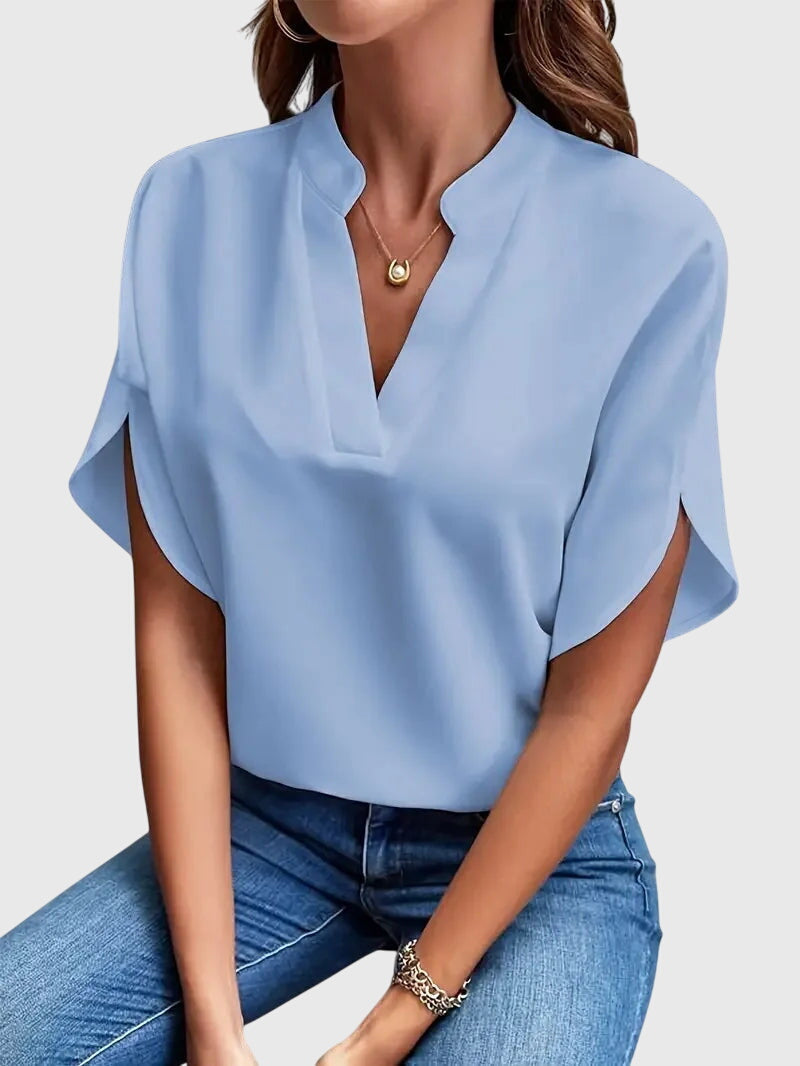 Vestido para mujer con escote en V