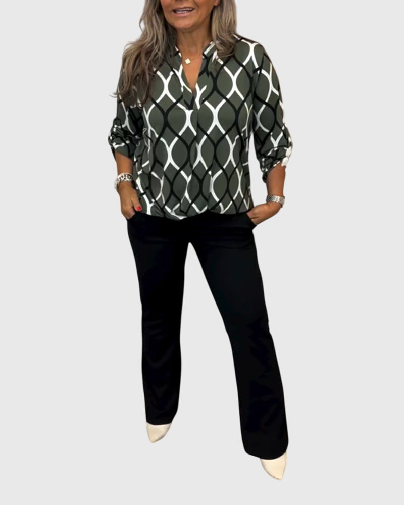 Women's Blouse V-neck
