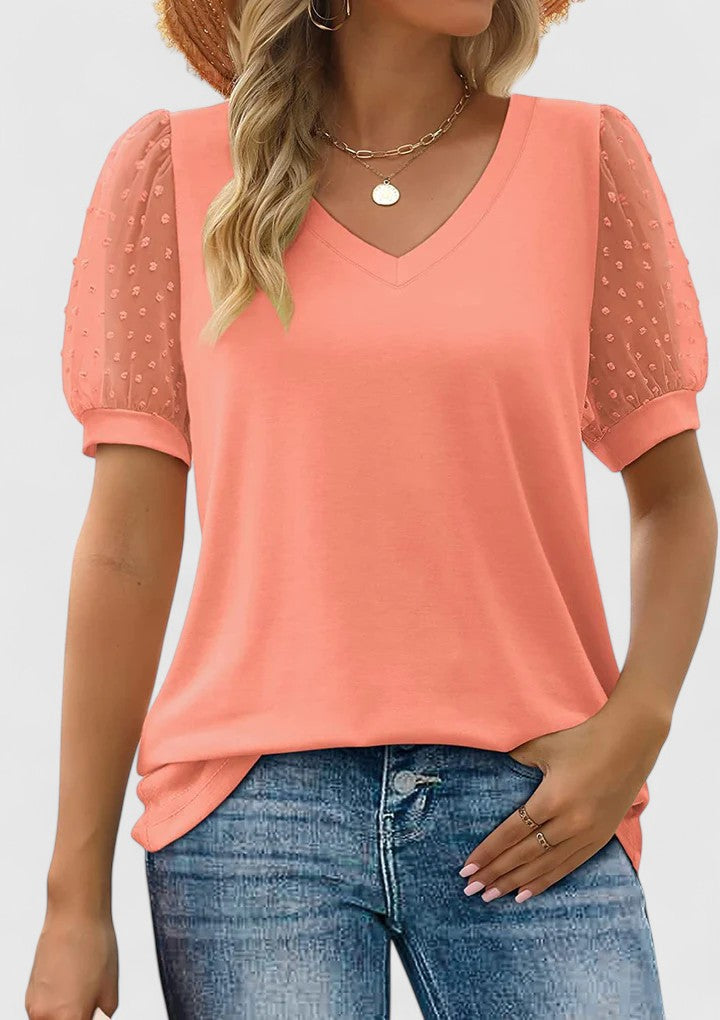 Vestido para mujer con escote en V