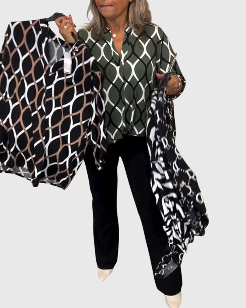 Women's Blouse V-neck