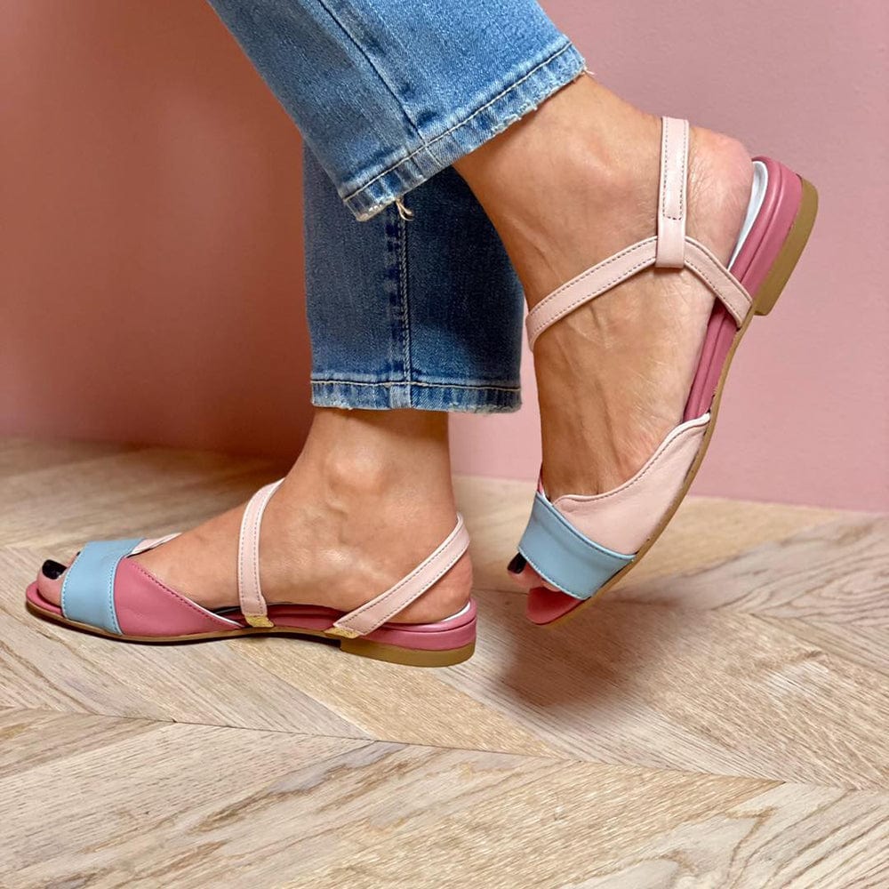 Tacones de cuero para mujer