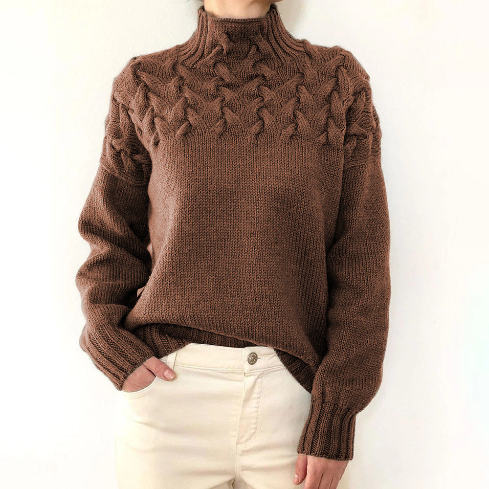Pull femme à nouer devant