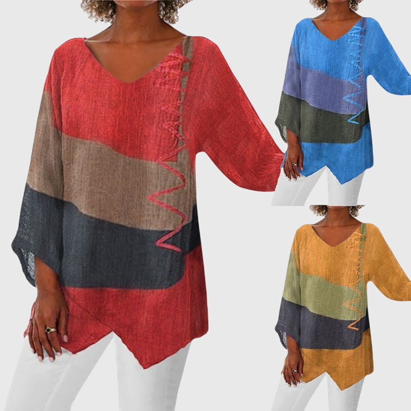 Vestido para mujer con escote en V