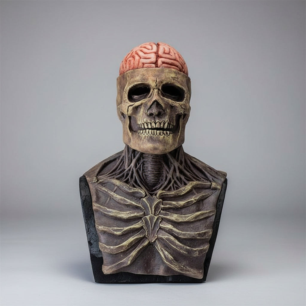 Gentleman Skeleton Mask Unisex Halloween Cosplay Costume