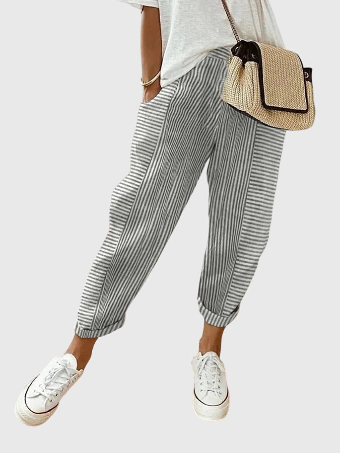 Women's Wide-Leg Pants side pockets
