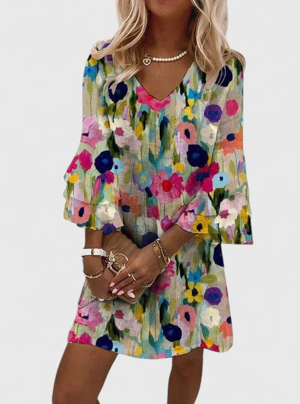 Women's Dress V-neck