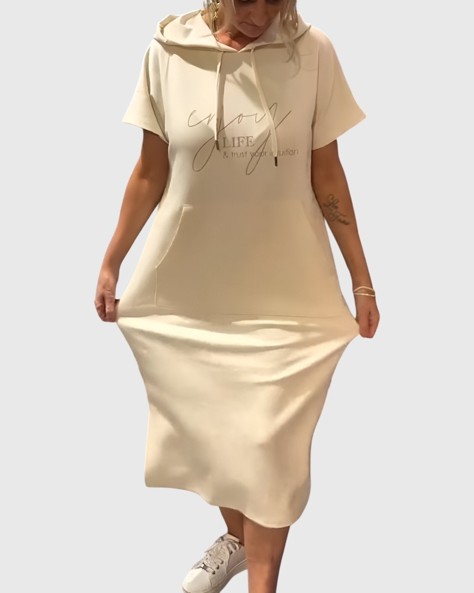 Women's Midi Dress side pockets