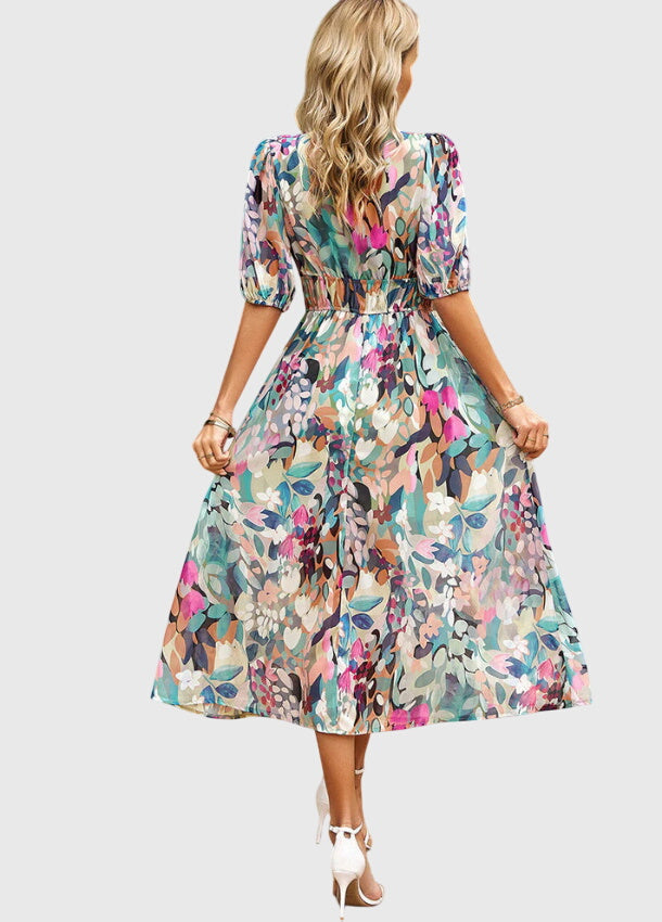 Women's Midi Dress floral print