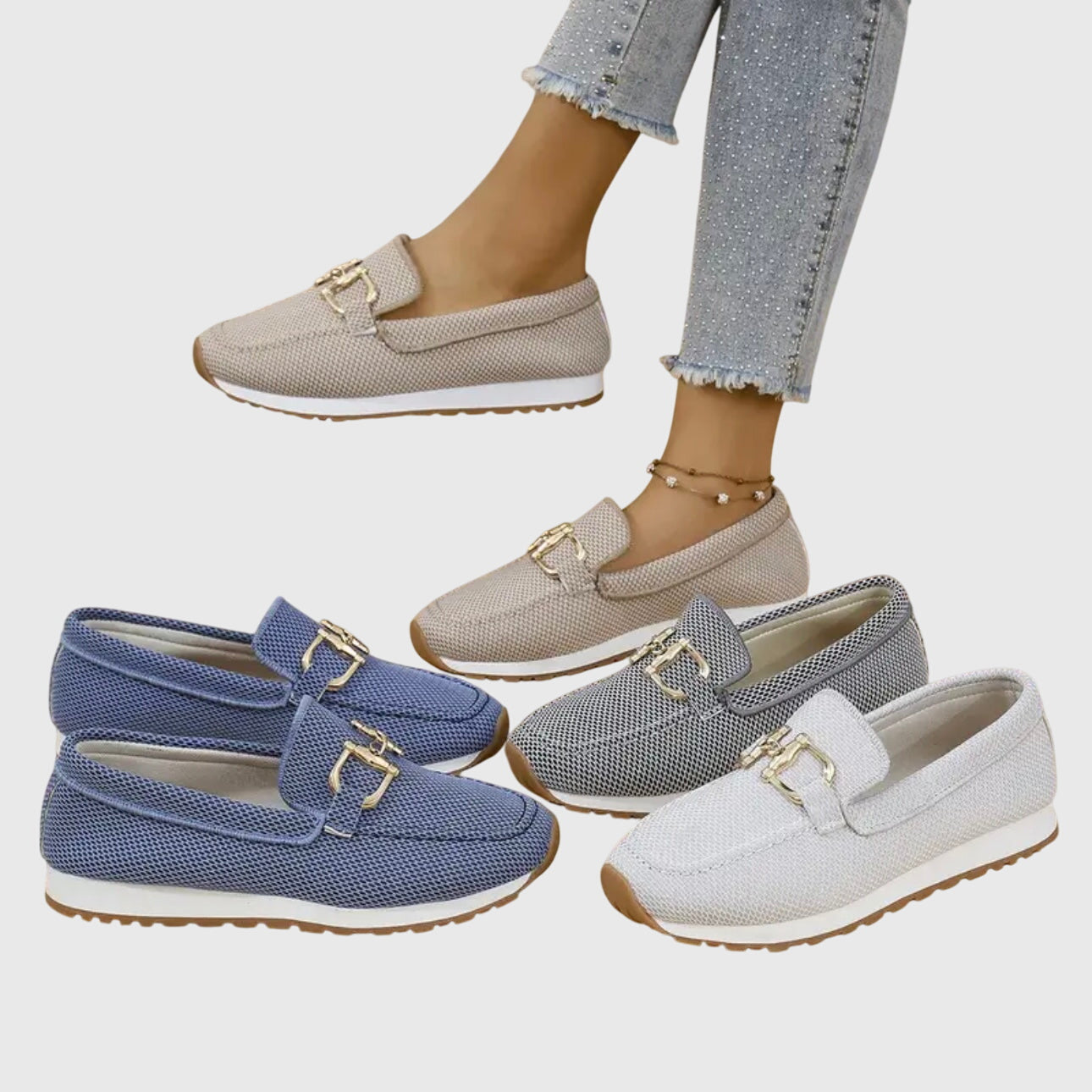 Mocassins pour femmes avec soutien orthopédique