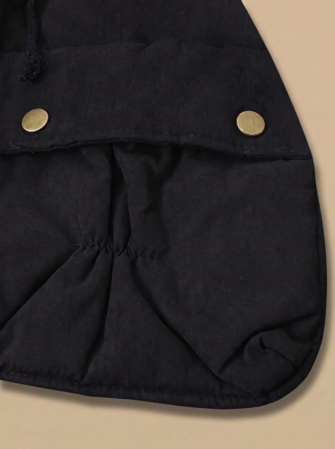 Women's Mid-Length Parka with Faux Fur Collar