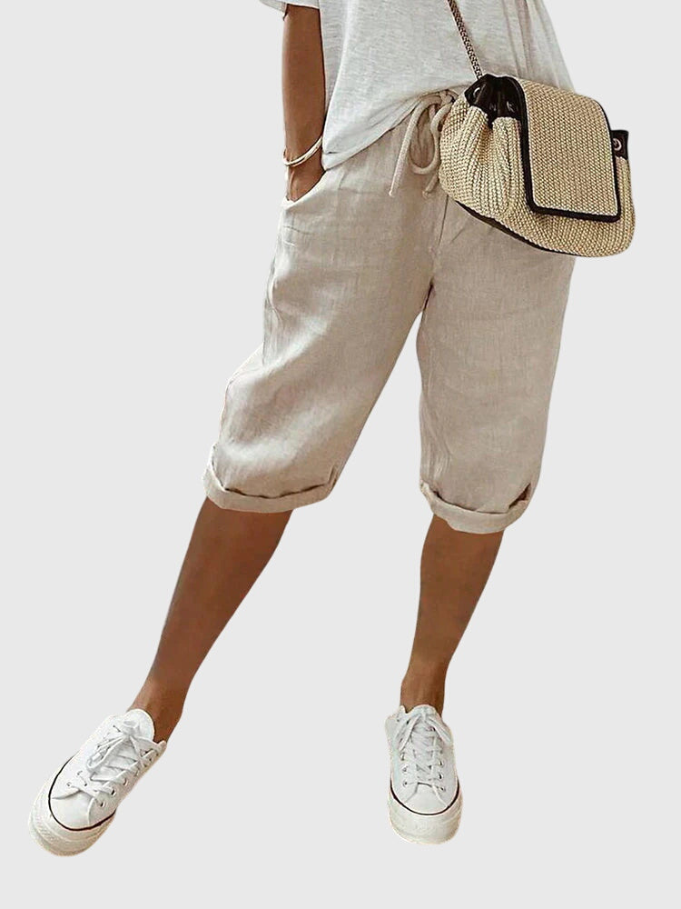 Women's Wide-Leg Pants side pockets