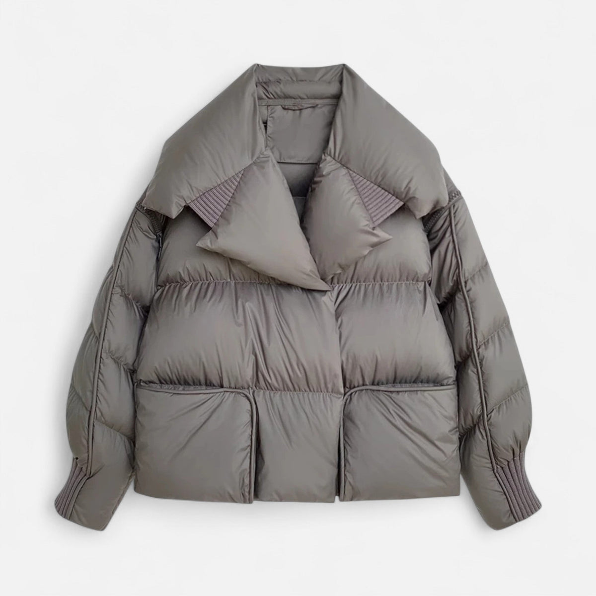 Women's Down Jacket with Removable Sleeves