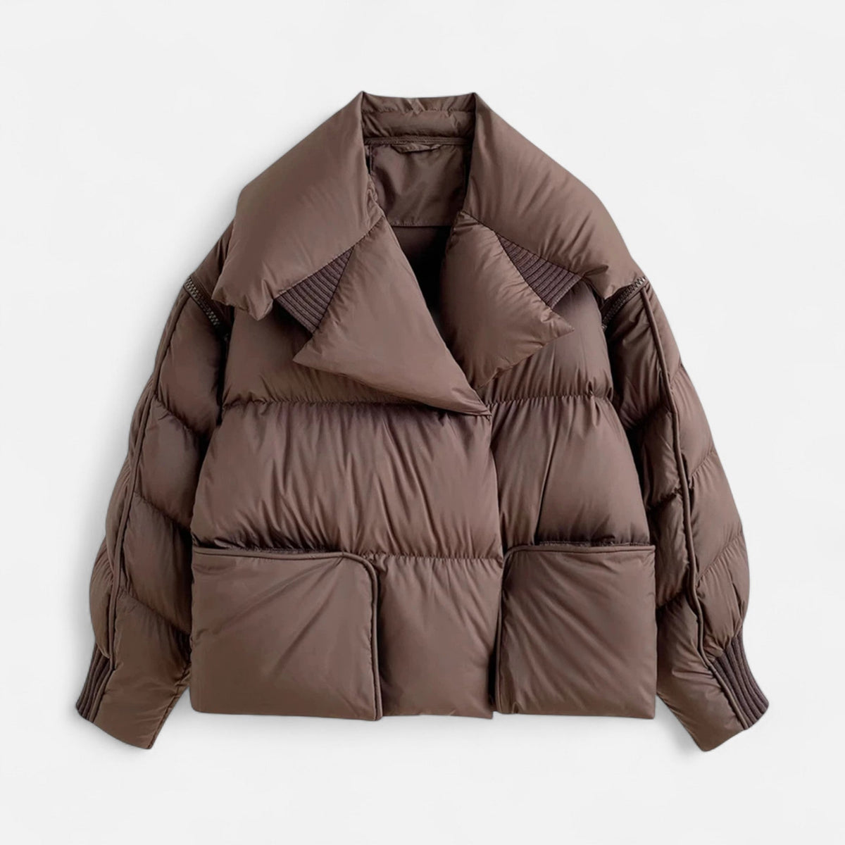 Women's Down Jacket with Removable Sleeves