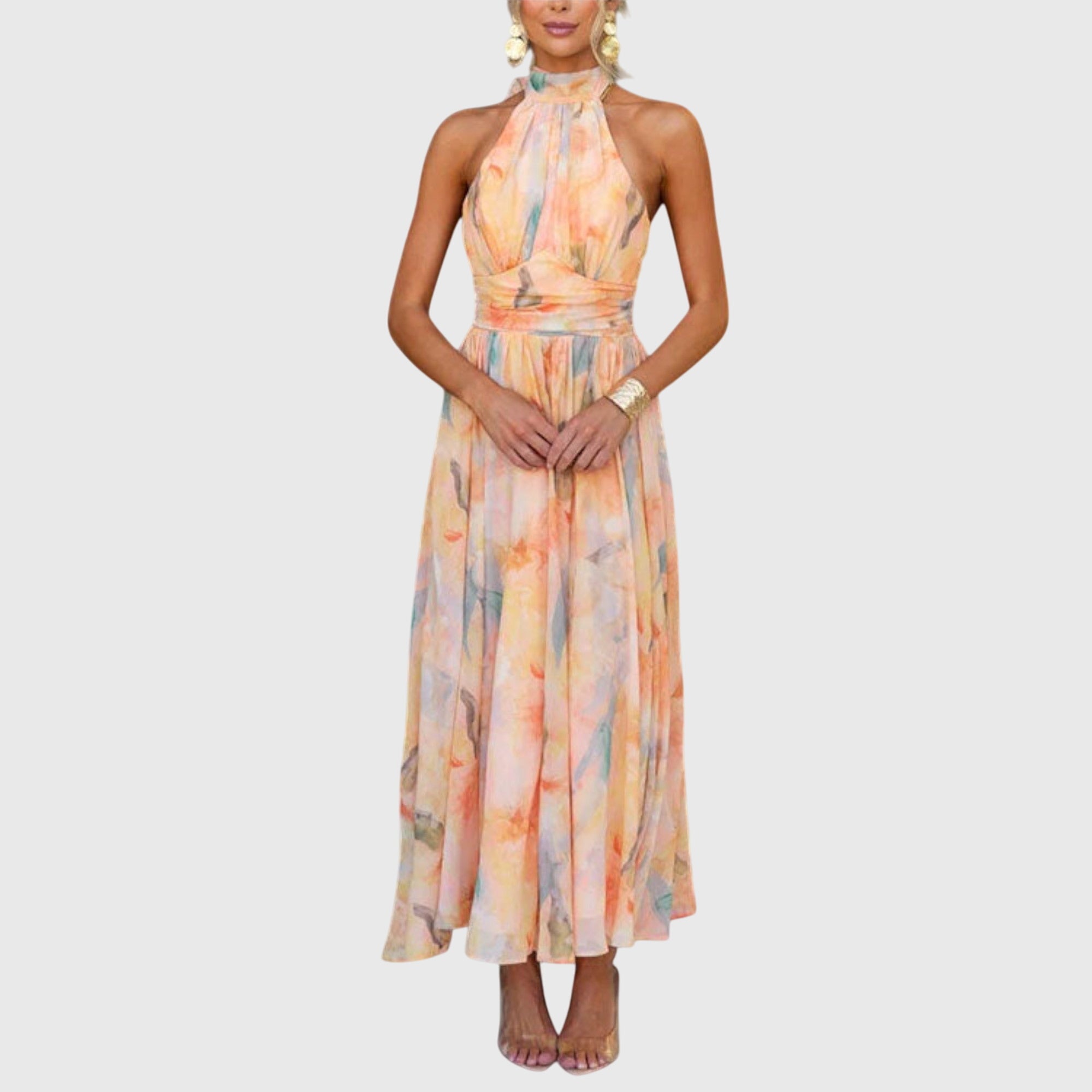 Women's Maxi Dress halter neck