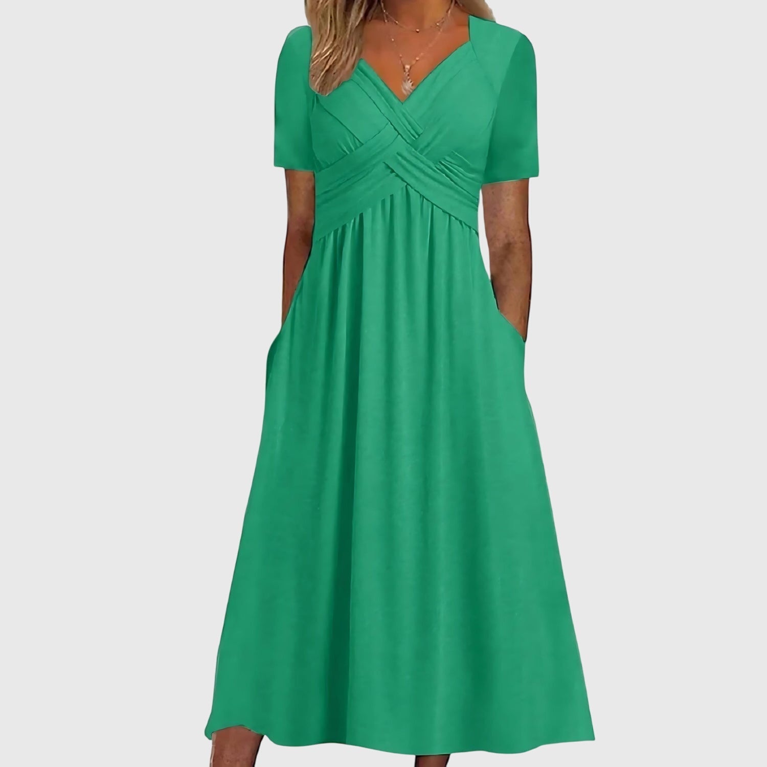 Women's Midi Dress A-line cut
