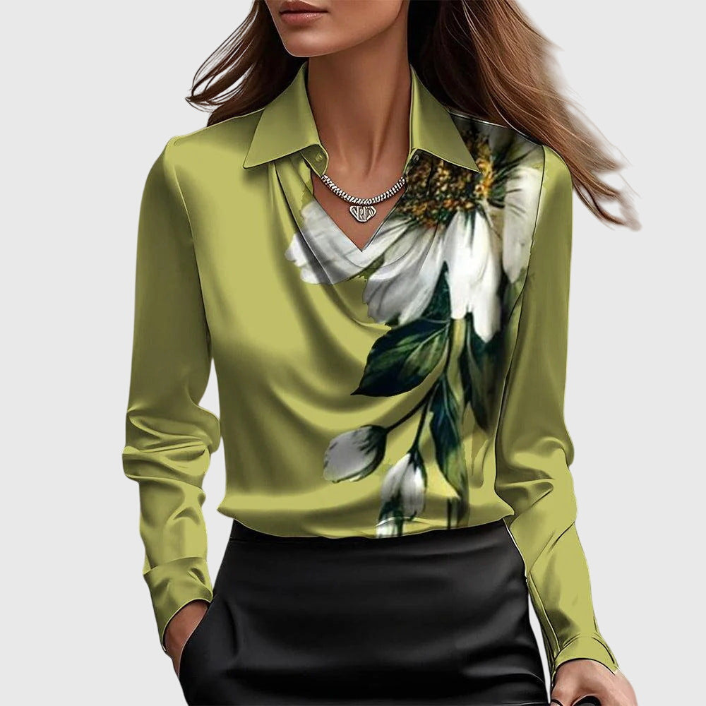 Women's Blouse pleated skirt
