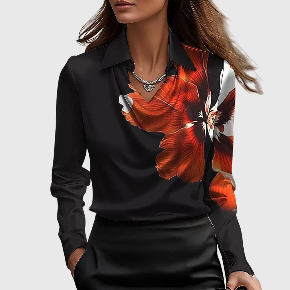 Women's Blouse pleated skirt