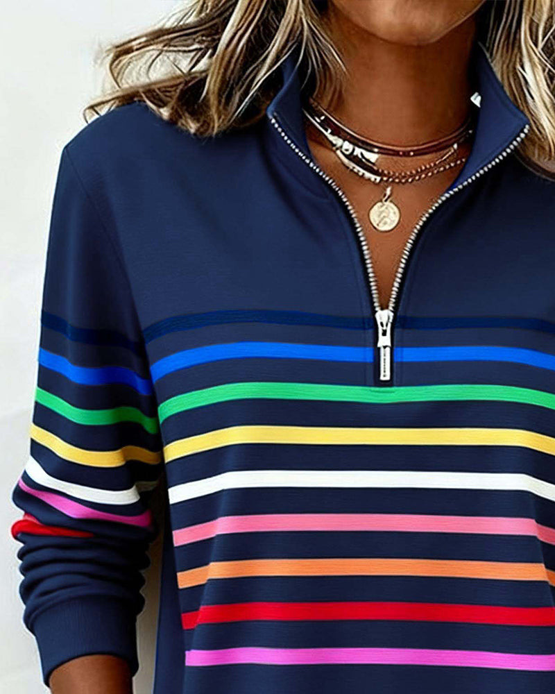 Vestido para mujer con patrón de rayas verticales
