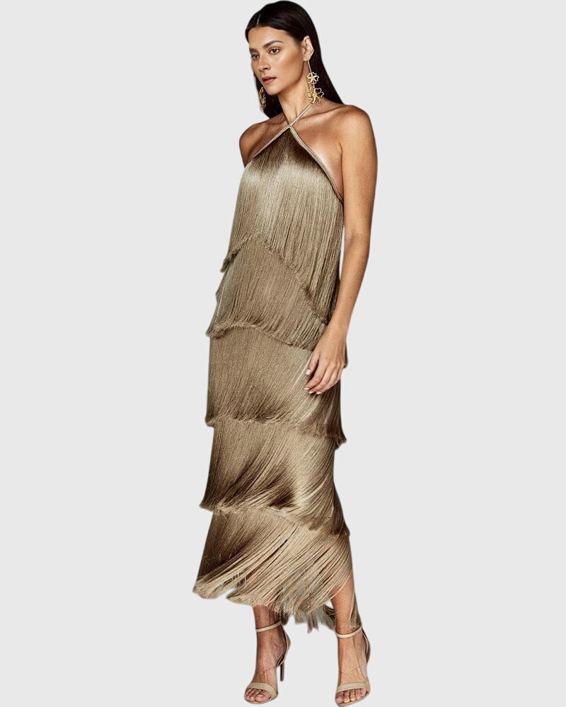 Women's Maxi Dress halter neck