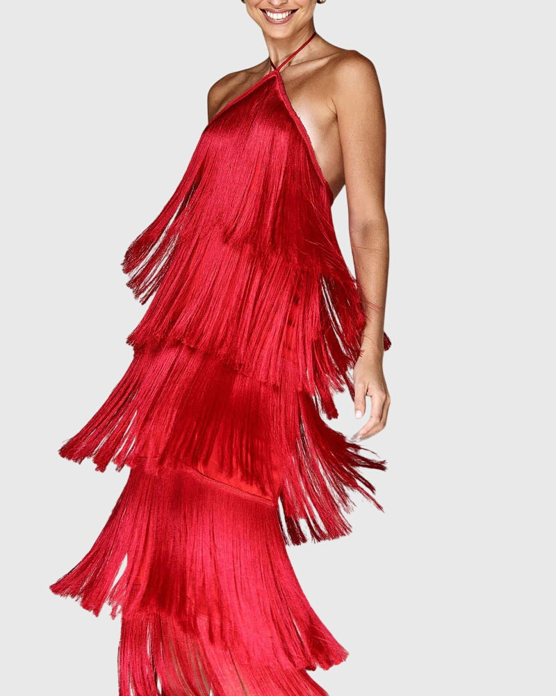 Women's Maxi Dress halter neck