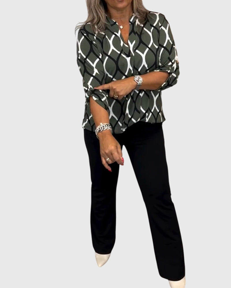 Women's Blouse V-neck