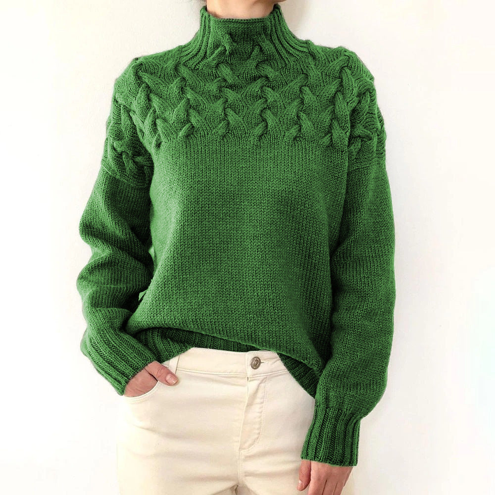 Pull femme à nouer devant