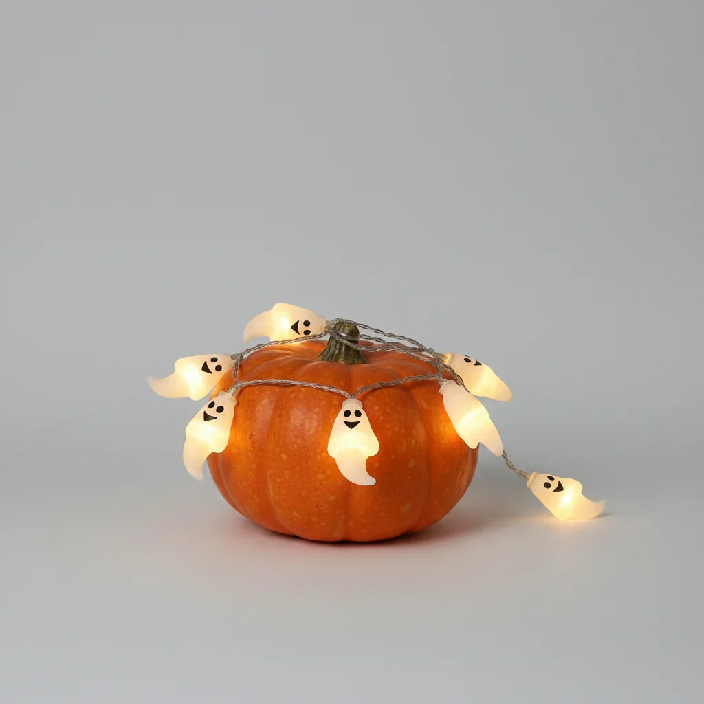 LED Halloween Motif Garland Light-Up Party Decoration