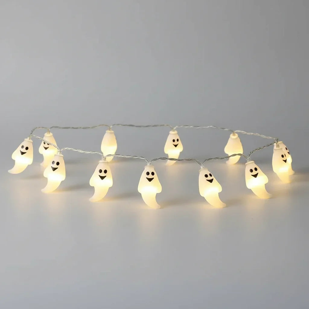 LED Halloween Motif Garland Light-Up Party Decoration