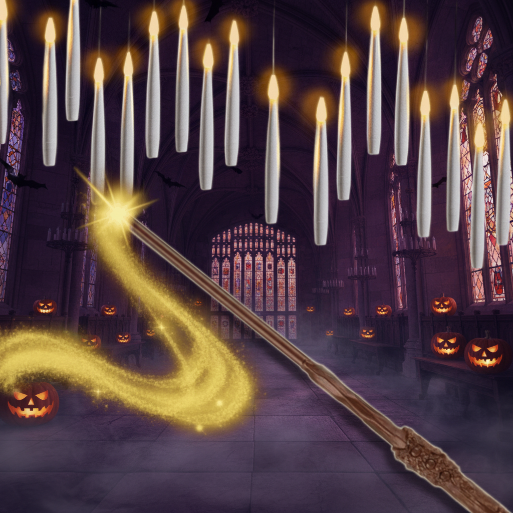 Floating LED Candles with Remote Halloween Flameless Decor